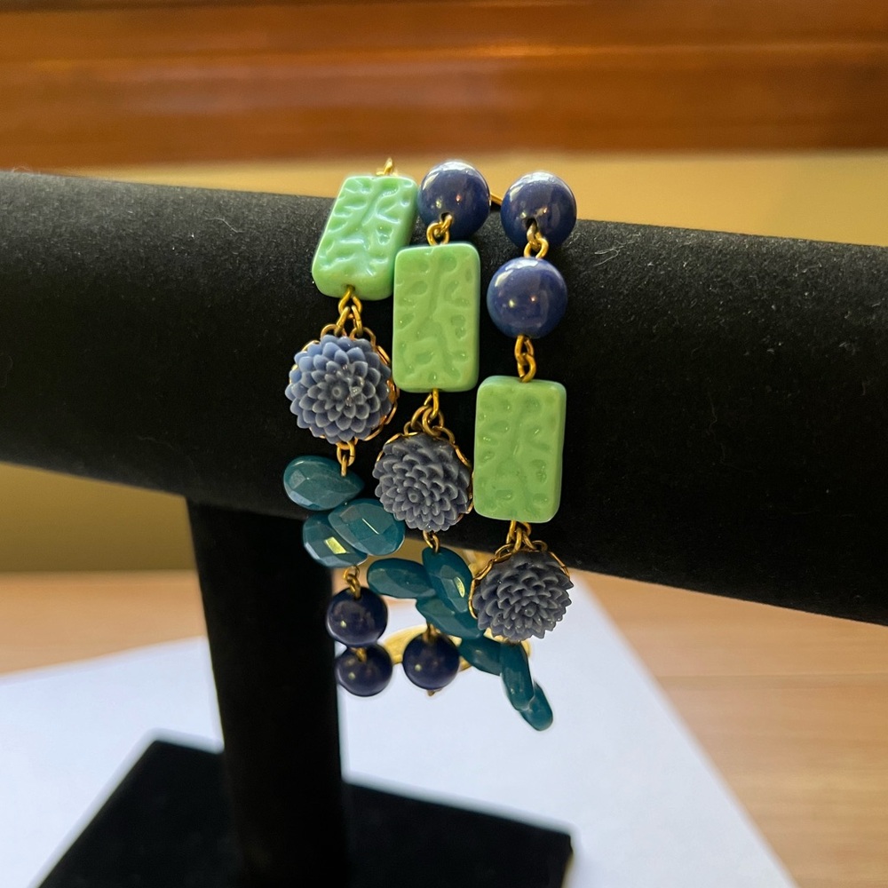 David Aubrey Boho Chic 3 Strand Bracelet - Picture 2 of 14